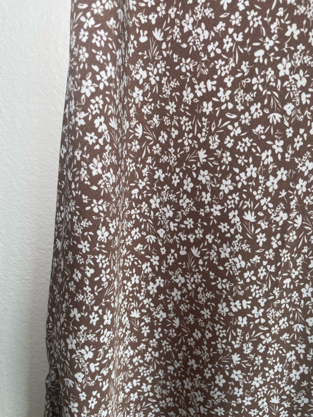 Altar’d State Floral A-Line Midi Skirt Small Brown White Lined Cottagecore - Picture 8 of 12
